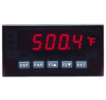 Red Lion Temperature Panel Meter, 5 Digit, Red LED