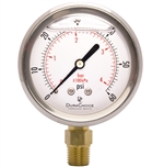 DuraChoice Oil Filled Pressure Gauge, 2-1/2" Dial, 1/4" NPT, 0-60 PSI