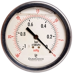 DuraChoice PB403B-V00 Oil Filled Vacuum Gauge, 4" Dial