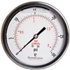 DuraChoice PB404B-030 Oil Filled Pressure Gauge, 4" Dial