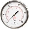 DuraChoice PB404B-100 Oil Filled Pressure Gauge, 4" Dial