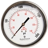 DuraChoice PB404B-K02 Oil Filled Pressure Gauge, 4" Dial