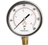 DuraChoice PB405L-300 Oil Filled Pressure Gauge, 4" Dial