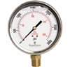 DuraChoice PB405L-K03 Oil Filled Pressure Gauge, 4" Dial