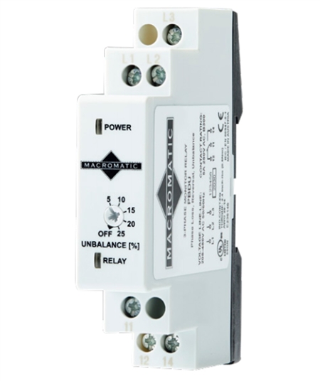 Macromatic PBDU Slim Phase Monitor Relay