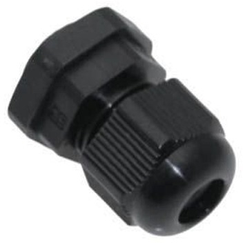 PCG-07L-B PG 7 Black Strain Relief Fitting