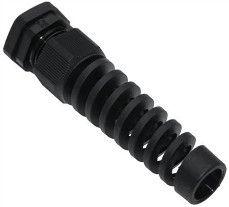 PCG-11-BS PG 11 Black Flex Strain Relief Fitting