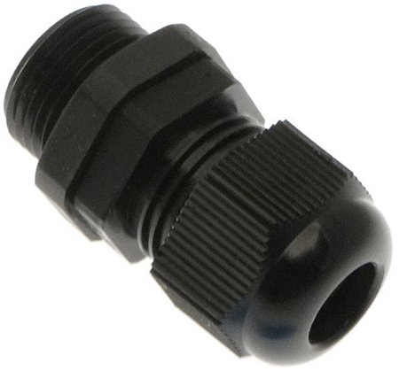 PCG-11RL-B PG 11 Black Strain Relief Fitting