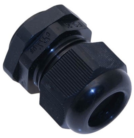 PCG-21-B PG 21 Black Strain Relief Fitting