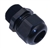 Mencom Black Plastic Strain Relief Fitting