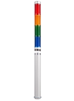Menics PLDL-402-RYGB 4 Tier LED Tower Light, Red Yellow Green Blue