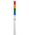 Menics PLDLF-501-RYGBC 5 Tier LED Tower Light, Red, Yellow, Green, Blue, & Clear