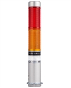 Menics PLDS-201-RY 2 Tier LED Tower Light, Red Yellow