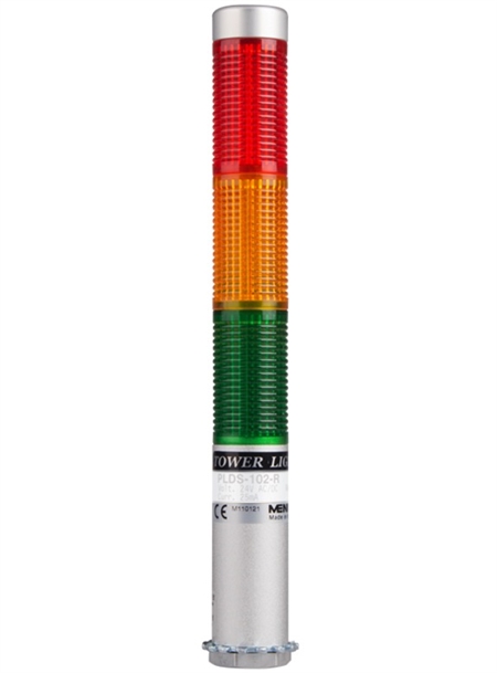Menics PLDS-302-RYG 3 Tier LED Tower Light, Red Yellow Green