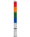 Menics PLDS-501-RYGBC 5 Tier LED Tower Light, Red Yellow Green Blue Clear