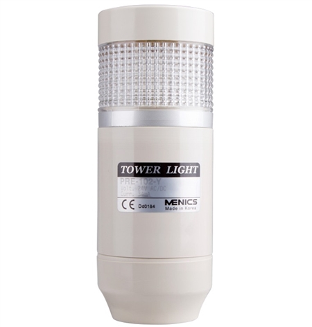 Menics PRE-102-C 1 Stack LED Tower Light, Clear