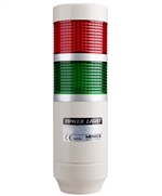Menics 2 Stack LED Tower Light, Red Green, 220V