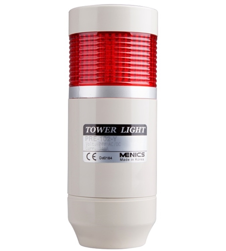 Menics PREF-101-R 1 Stack LED Tower Light, Red