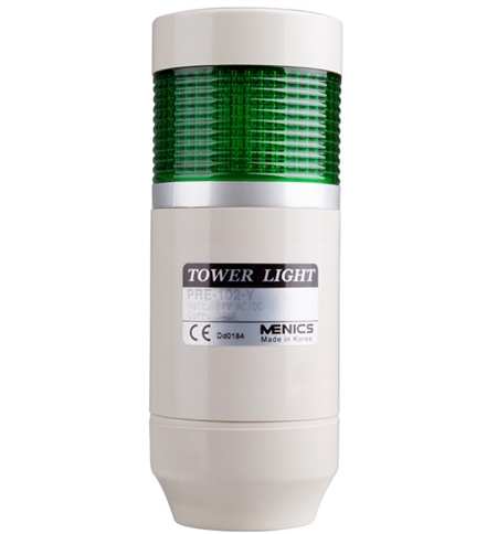 Menics PREF-102-G 1 Stack LED Tower Light, Green