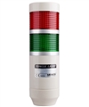 Menics 2 Stack Flashing LED Tower Light, Red Green, 110V
