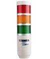 Menics 3 Stack Flashing LED Tower Light, Red Yellow Green, 110V