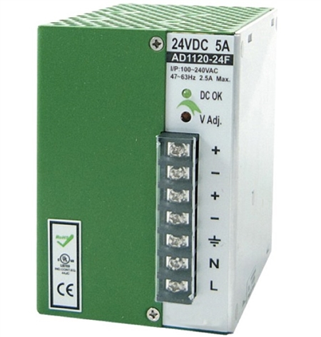 Mencom PS1120-24F 24V DC Power Supply