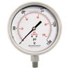 DuraChoice PS404L-K015 Oil Filled Pressure Gauge, 4" Dial