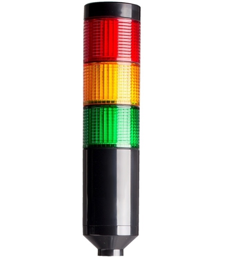 Menics PTE-A-302-RYG-B 3 Tier LED Tower Light, Red/Yellow/Green