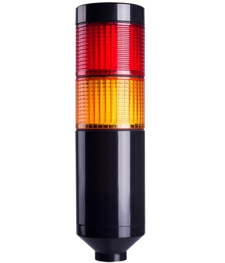 Menics PTE-AF-202-RY-B 2 Tier LED Tower Light, Red/Yellow