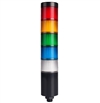 Menics PTE-SC-502-RYGBC-B 5 Tier LED Tower Light, Red Yellow Green Blue Clear
