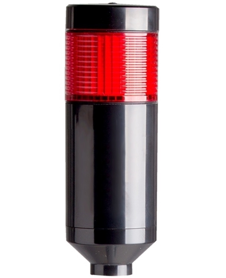 Menics PTE-T-102-R-B 1 Stack LED Tower Light, Red