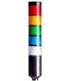 Menics PTE-T-502-RYGBC-B 5 Stack LED Tower Light, Red Green Yellow Blue Clear