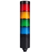 Menics PTE-TC-4FF-RYGB-B 4 Tier LED Tower Light, Red Yellow Green Blue