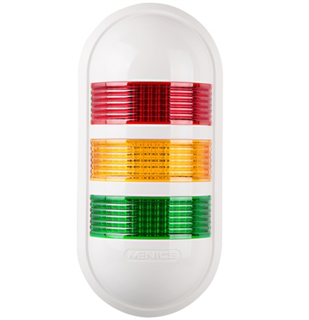 Menics PWE-301-RYG 3 Tier LED Tower Light, Red Yellow Green