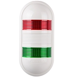 Menics PWEB-201-RG 2 Tier LED Tower Light, Red Green, w/ Buzzer