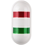 Menics PWEB-202-RG 2 Tier LED Tower Light, Red Green, w/ Buzzer