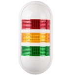 Menics PWEB-3FF-RYG 3 Tier LED Tower Light, Red Yellow Green, w/ Buzzer
