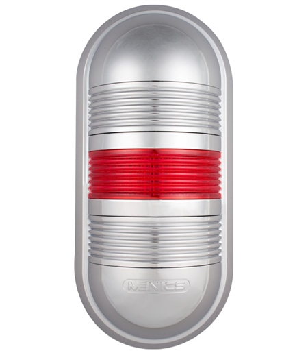 Menics PWEC-102-R 1 Tier LED Tower Light, Red