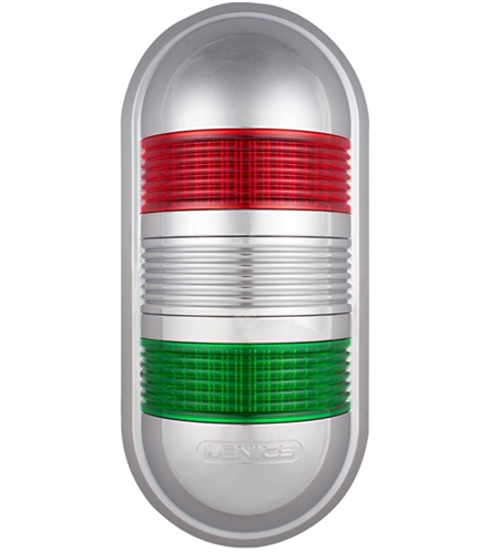 Menics PWEC-201-RG 2 Tier LED Tower Light, Red & Green