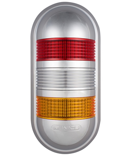 Menics PWEC-201-RY 2 Tier LED Tower Light, Red & Yellow