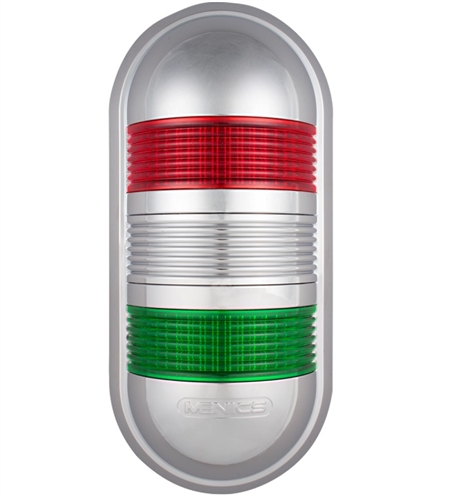 Menics PWEC-202-RG 2 Tier LED Tower Light, Red & Green