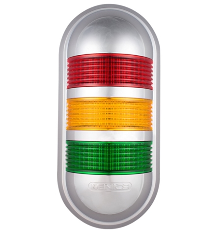 Menics PWEC-301-RYG 3 Tier LED Tower Light, Red Yellow Green