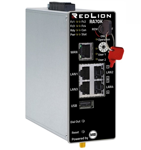 Red Lion Keyed Remote Access Router, US Server