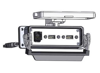 Mencom RJ45-2USB-03-24 Panel Interface Connector