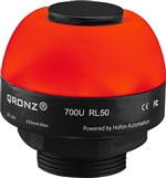 Qronz 50mm LED Beacon Light w/Alarm, 12V, Lead Wire, Mixed Color