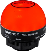 Qronz 50mm LED Beacon Light, 12V, Quick Disconnect, Mixed Color