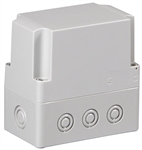 Sealcon S3120055123PGU Screw Cover Enclosure, 4.92" X 2.95" X 4.92", PG Knockouts, Solid Cover