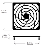 GardTec 80mm Plastic Fan Guard