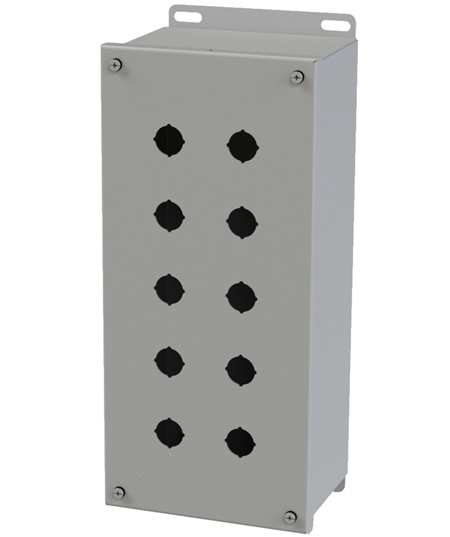 Saginaw Extra Deep Push Button Box, 10 Position, 22.5mm