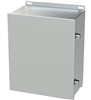 Saginaw Stainless Steel Continuous Hinge Enclosure, 12.13" x 10" x 6"